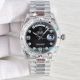 Copy Rolex Day Date II 41MM SS Blue Dial Diamond Bezel Watch President Band (3)_th.jpg